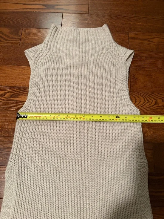 Wilfred Cream Ribbed Turtleneck Sweater - Picture 3 of 6